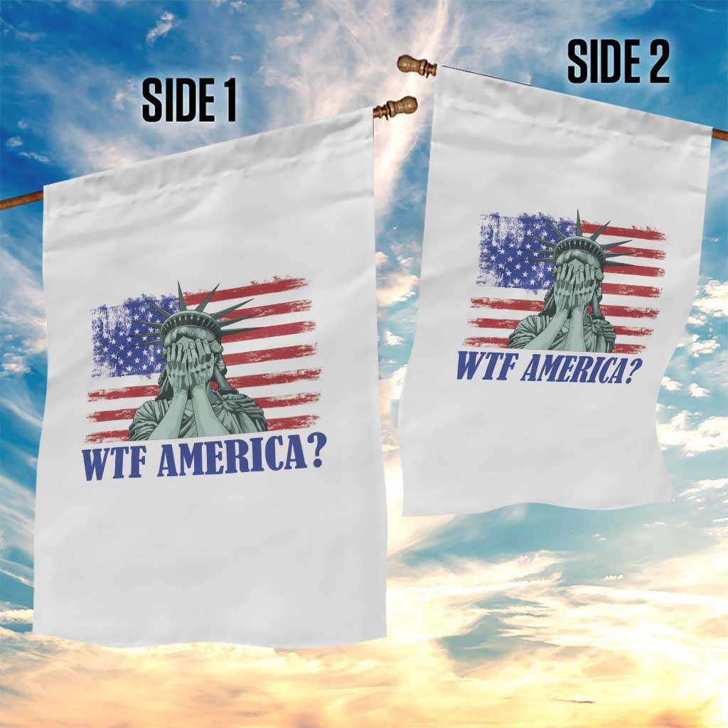 Funny American Garden Flag Statue of Liberty WTF USA Freedom Satire TS14 Print Your Wear