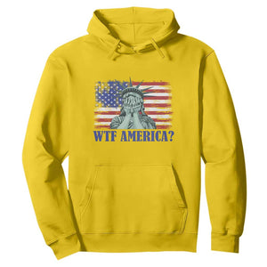 Funny American Hoodie Statue of Liberty WTF USA Freedom Satire TS14 Daisy Print Your Wear