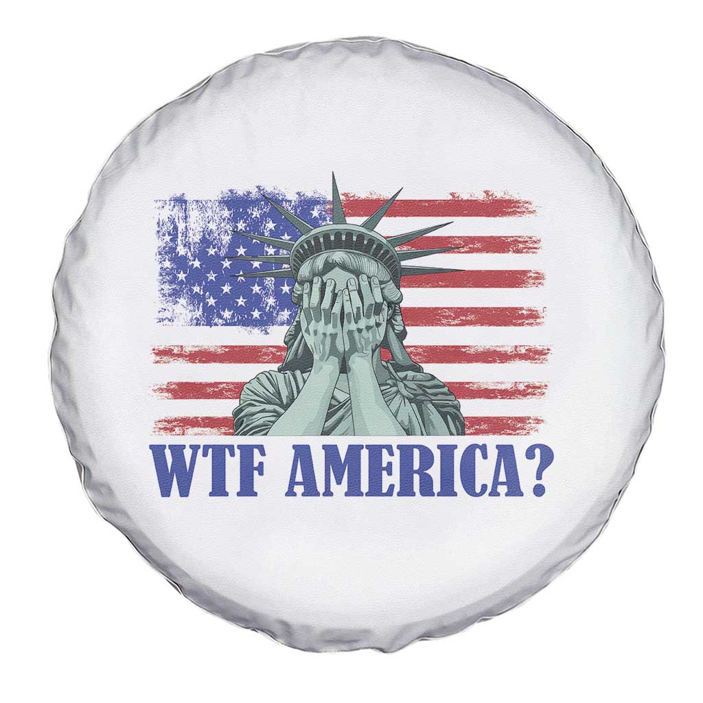 Funny American Spare Tire Cover Statue of Liberty WTF USA Freedom Satire TS14 Print Your Wear