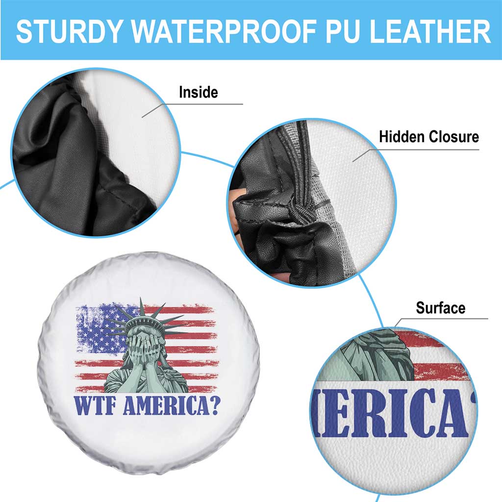 Funny American Spare Tire Cover Statue of Liberty WTF USA Freedom Satire TS14 Print Your Wear