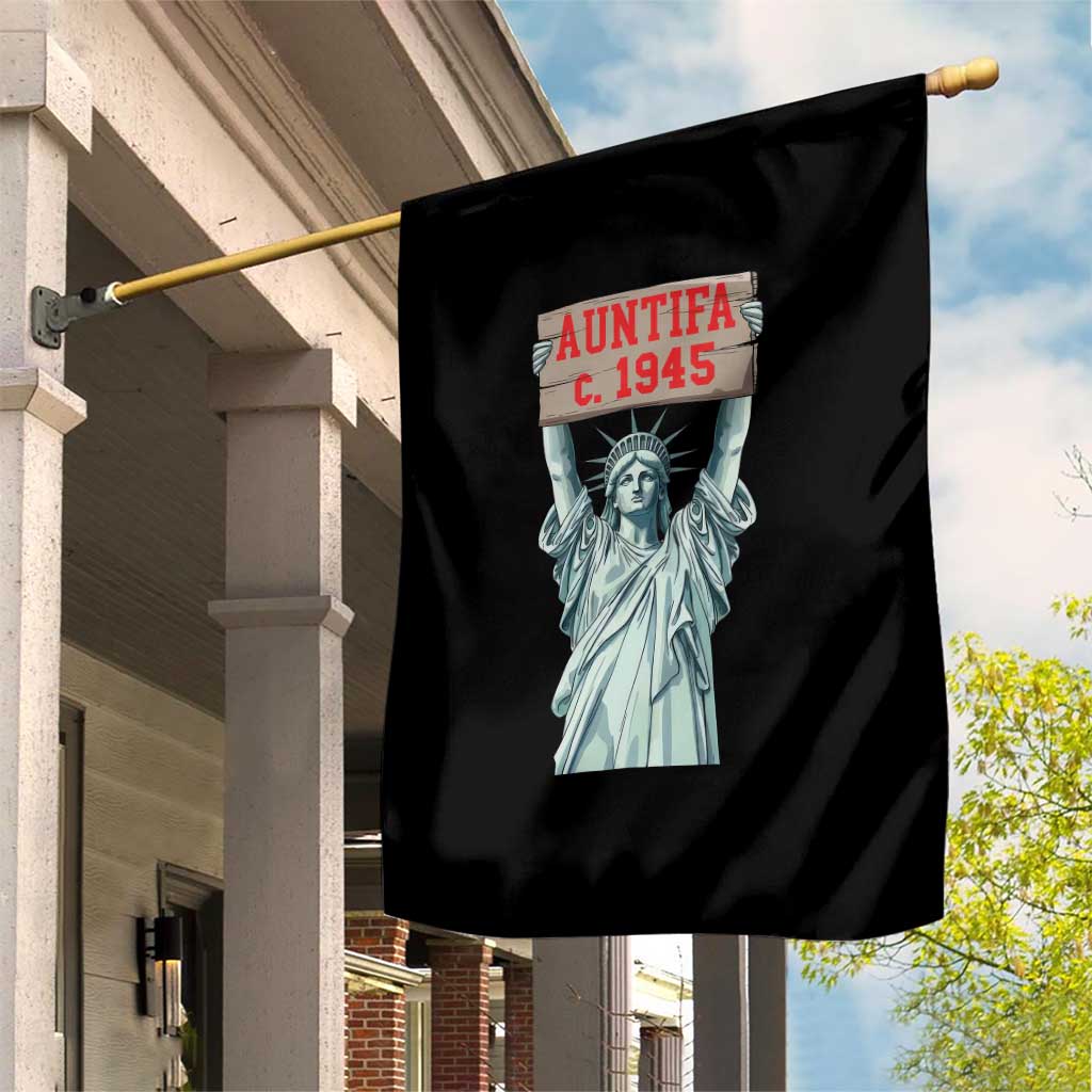 Antifa Fascism Garden Flag Statue of Liberty Anti Fascism Patriotic TS14 Print Your Wear