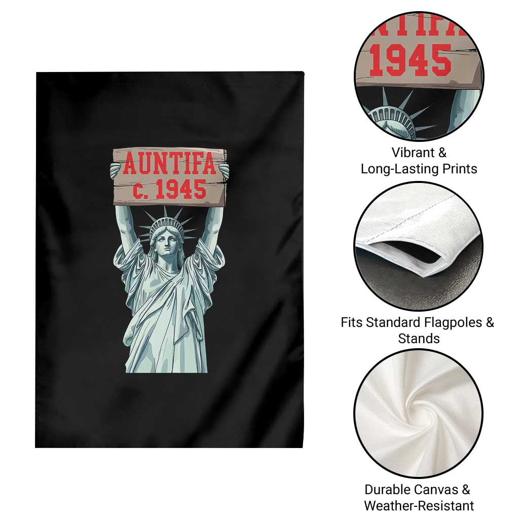 Antifa Fascism Garden Flag Statue of Liberty Anti Fascism Patriotic TS14 Print Your Wear