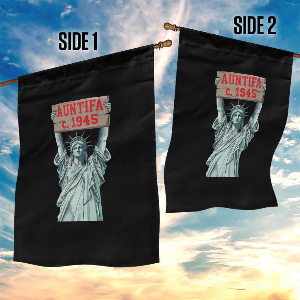 Antifa Fascism Garden Flag Statue of Liberty Anti Fascism Patriotic TS14 Print Your Wear