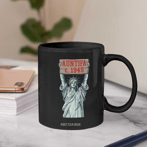 Antifa Fascism Coffee Mug Statue of Liberty Anti Fascism Patriotic TS14 Print Your Wear
