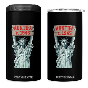 Antifa Fascism 4 in 1 Can Cooler Tumbler Statue of Liberty Anti Fascism Patriotic TS14 One Size: 16 oz Black Print Your Wear