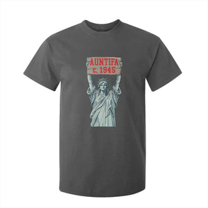 Antifa Fascism T Shirt For Kid Statue of Liberty Anti Fascism Patriotic TS14 Dark Heather Print Your Wear
