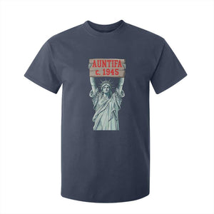 Antifa Fascism T Shirt For Kid Statue of Liberty Anti Fascism Patriotic TS14 Navy Print Your Wear
