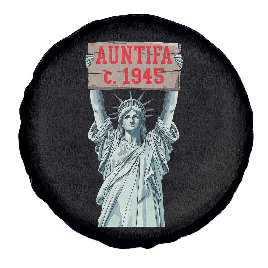 Antifa Fascism Spare Tire Cover Statue of Liberty Anti Fascism Patriotic TS14 Print Your Wear