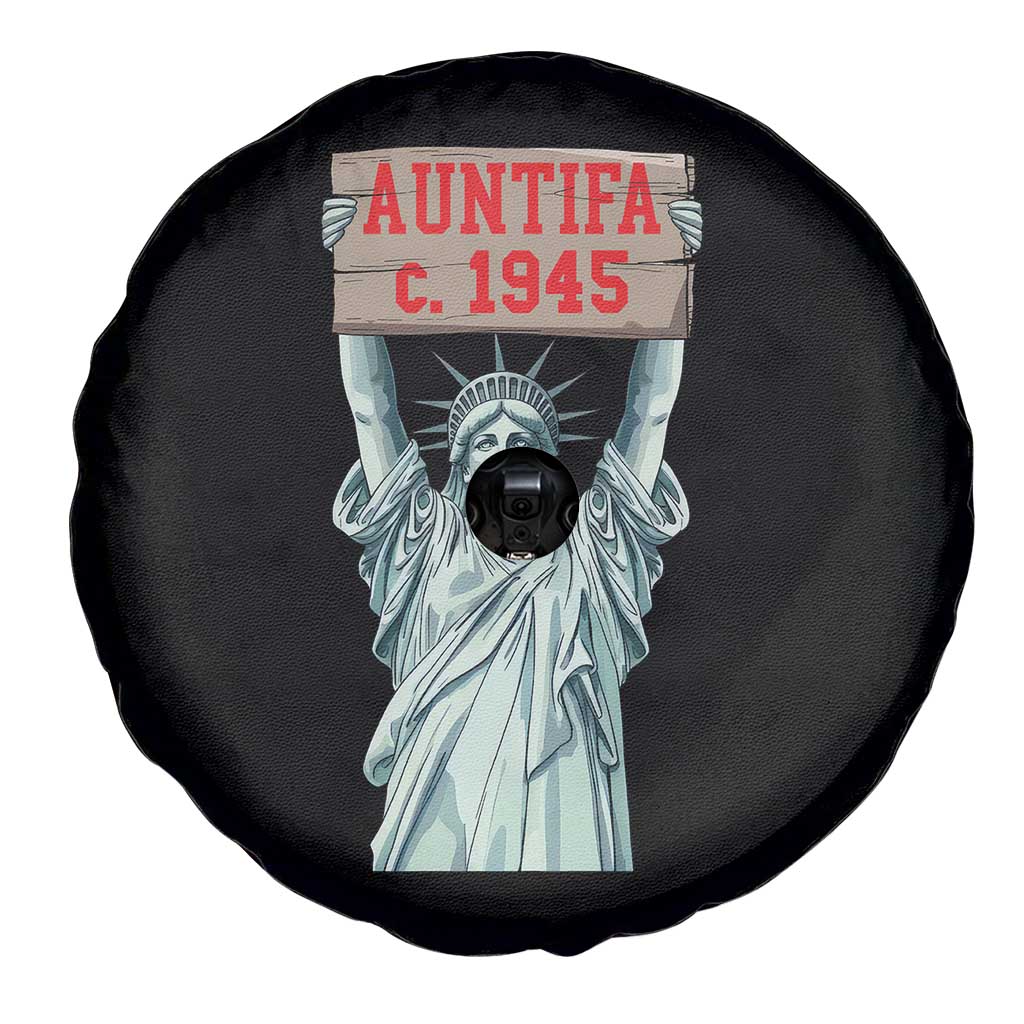 Antifa Fascism Spare Tire Cover Statue of Liberty Anti Fascism Patriotic TS14 Print Your Wear