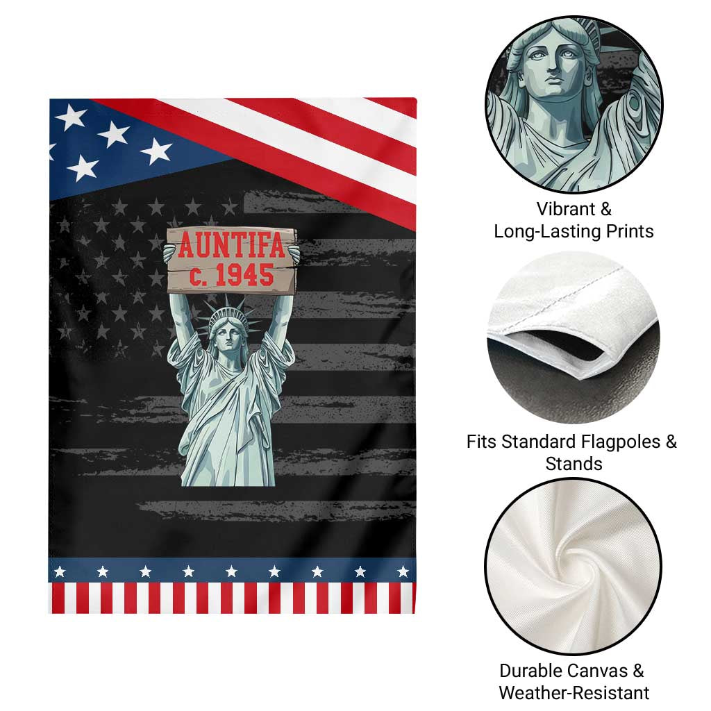 Antifa Fascism Garden Flag Statue of Liberty Anti Fascism Patriotic TS14 Print Your Wear