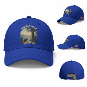 Shenandoah National Park Baseball Cap Vintage Virginia Nature Mountain Bear TS14 Baseball Cap Universal Fit Royal Blue Print Your Wear