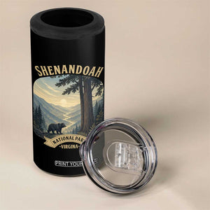 Shenandoah National Park 4 in 1 Can Cooler Tumbler Vintage Virginia Nature Mountain Bear TS14 Print Your Wear