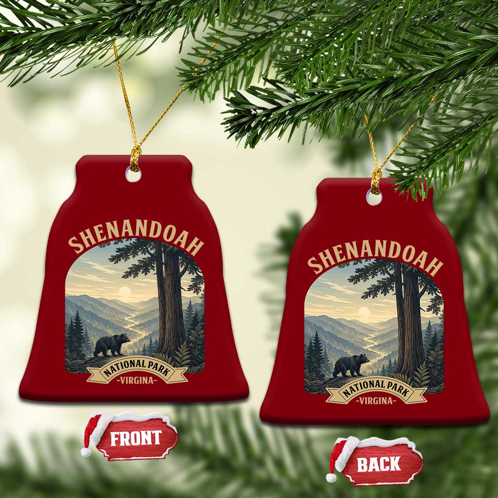 Shenandoah National Park Ceramic Ornament Vintage Virginia Nature Mountain Bear TS14 Print Your Wear