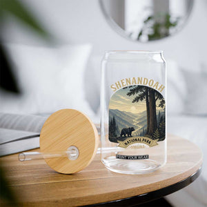 Shenandoah National Park Glass Can Vintage Virginia Nature Mountain Bear TS14 Print Your Wear