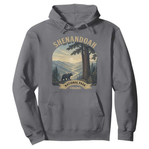 Shenandoah National Park Hoodie Vintage Virginia Nature Mountain Bear TS14 Charcoal Print Your Wear