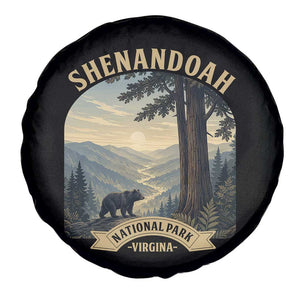 Shenandoah National Park Spare Tire Cover Vintage Virginia Nature Mountain Bear TS14 Print Your Wear