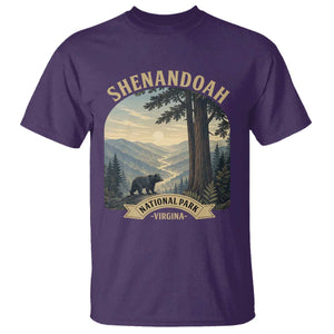 Shenandoah National Park T Shirt Vintage Virginia Nature Mountain Bear TS14 Purple Print Your Wear