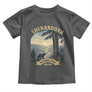 Shenandoah National Park Toddler T Shirt Vintage Virginia Nature Mountain Bear TS14 Dark Heather Print Your Wear