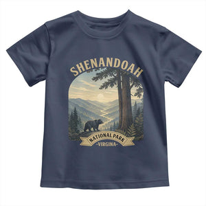 Shenandoah National Park Toddler T Shirt Vintage Virginia Nature Mountain Bear TS14 Navy Print Your Wear