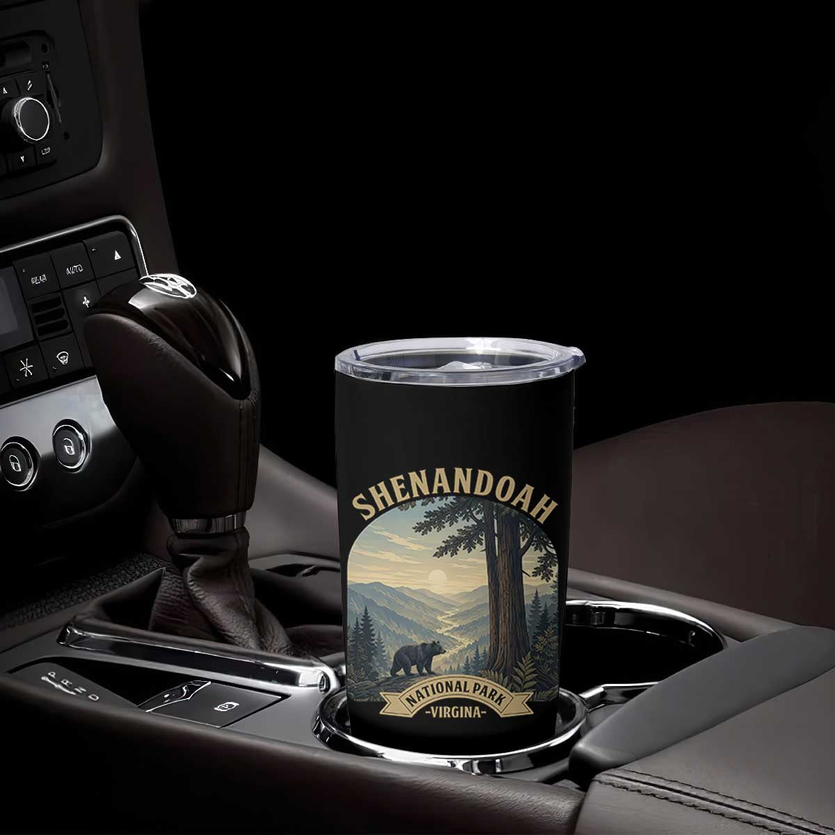 Shenandoah National Park Tumbler Cup Vintage Virginia Nature Mountain Bear TS14 Print Your Wear