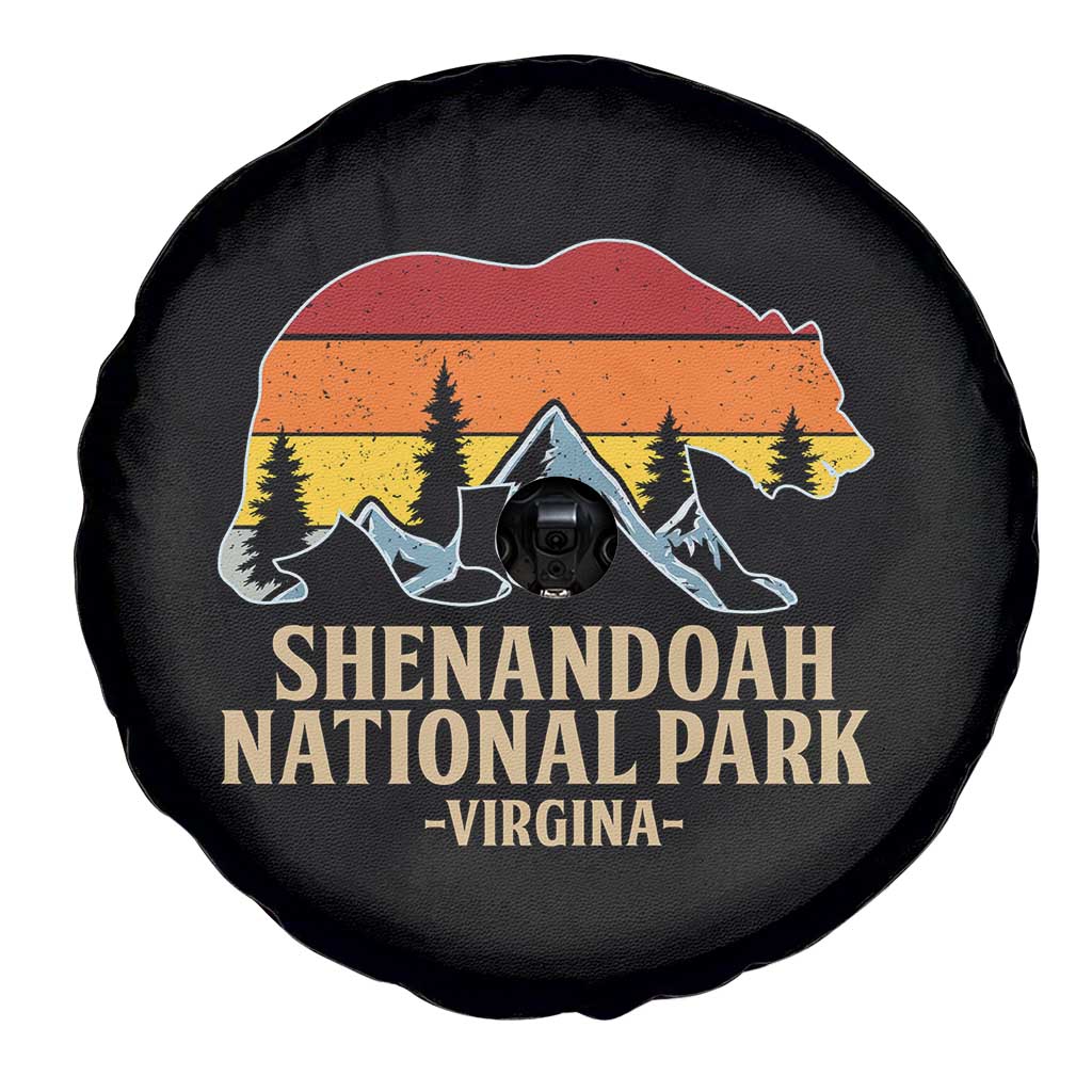 Shenandoah National Park Spare Tire Cover Vintage Virginia Mountains Bear TS14 Print Your Wear