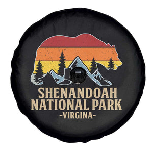 Shenandoah National Park Spare Tire Cover Vintage Virginia Mountains Bear TS14 Print Your Wear
