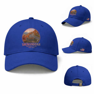 Shenandoah National Park Baseball Cap Vintage Virginia Mountain Landscape TS14 Baseball Cap Universal Fit Royal Blue Print Your Wear