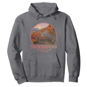 Shenandoah National Park Hoodie Vintage Virginia Mountain Landscape TS14 Charcoal Print Your Wear