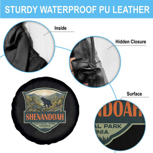 Shenandoah National Park Spare Tire Cover Virginia Black Bear Mountain TS14 Print Your Wear