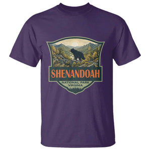 Shenandoah National Park T Shirt Virginia Black Bear Mountain TS14 Purple Print Your Wear