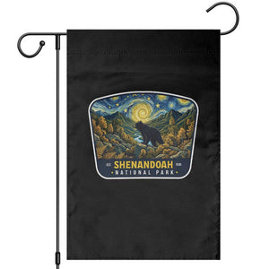 Shenandoah National Park Garden Flag Starry Night Virginia Bear Mountain TS14 Black Print Your Wear