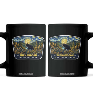 Shenandoah National Park Coffee Mug Starry Night Virginia Bear Mountain TS14 Black Print Your Wear