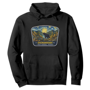 Shenandoah National Park Hoodie Starry Night Virginia Bear Mountain TS14 Black Print Your Wear