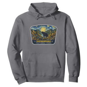 Shenandoah National Park Hoodie Starry Night Virginia Bear Mountain TS14 Charcoal Print Your Wear
