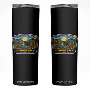 Shenandoah National Park Skinny Tumbler Starry Night Virginia Bear Mountain TS14 Black Print Your Wear