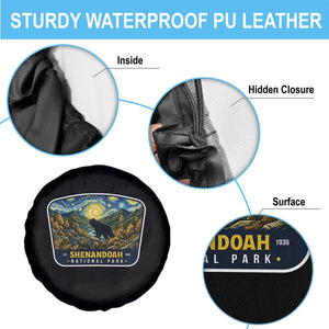 Shenandoah National Park Spare Tire Cover Starry Night Virginia Bear Mountain TS14 Print Your Wear