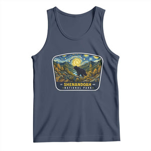 Shenandoah National Park Tank Top Starry Night Virginia Bear Mountain TS14 Navy Print Your Wear