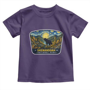 Shenandoah National Park Toddler T Shirt Starry Night Virginia Bear Mountain TS14 Purple Print Your Wear