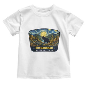 Shenandoah National Park Toddler T Shirt Starry Night Virginia Bear Mountain TS14 White Print Your Wear