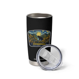 Shenandoah National Park Tumbler Cup Starry Night Virginia Bear Mountain TS14 Print Your Wear