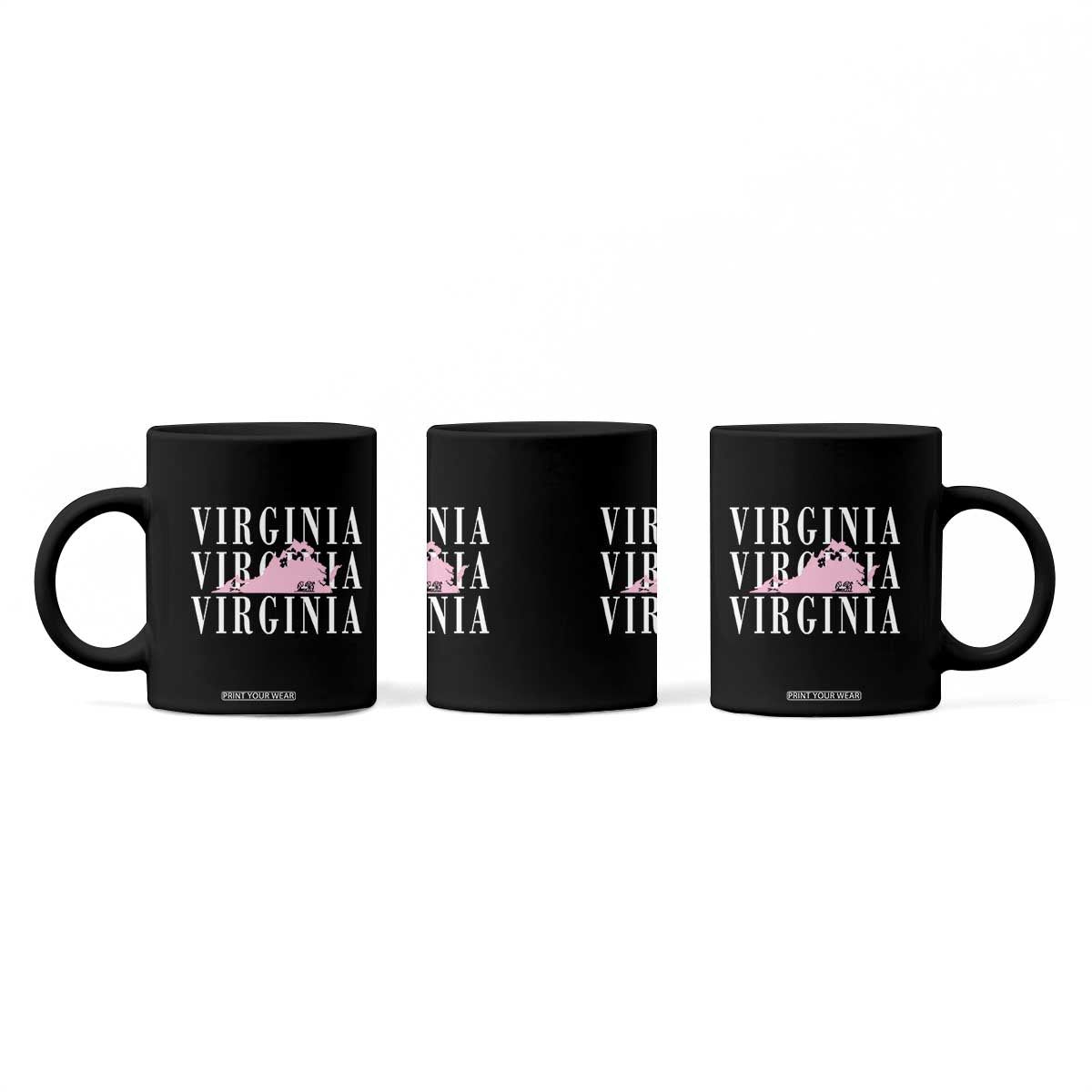 Virginia State Map Coffee Mug East Coast State Pride Travel Gift
