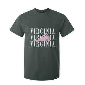 Virginia State Map T Shirt For Kid East Coast State Pride Travel Gift