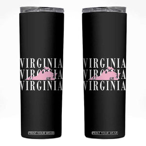 Virginia State Map Skinny Tumbler East Coast State Pride Travel Gift