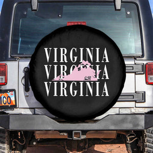 Virginia State Map Spare Tire Cover East Coast State Pride Travel Gift