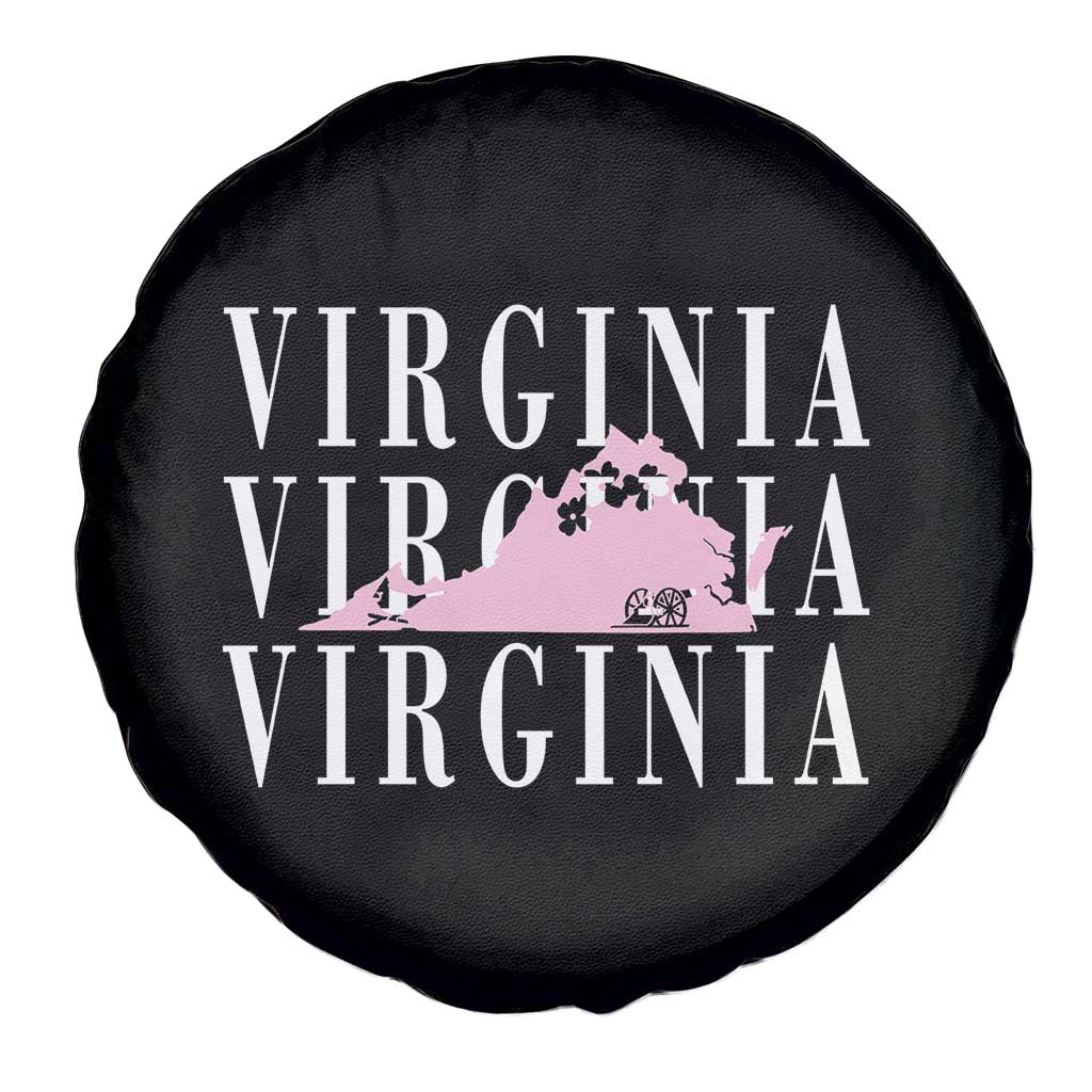 Virginia State Map Spare Tire Cover East Coast State Pride Travel Gift