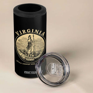 Vintage Virginia Motto Sic Semper Tyrannis 4 in 1 Can Cooler Tumbler TS14 Print Your Wear