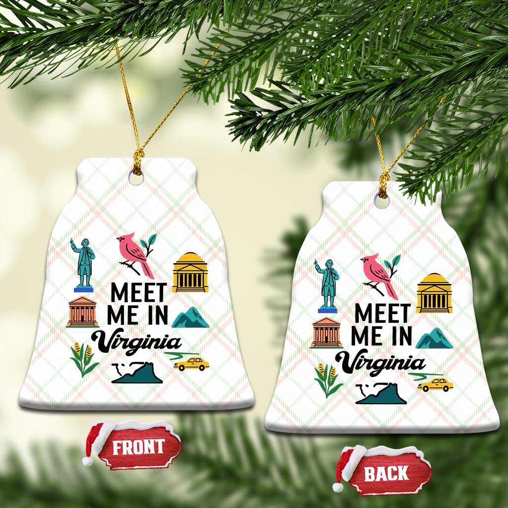 Meet Me in Virginia Ceramic Ornament Travel Souvenir East Coast State Pride TS14 Print Your Wear
