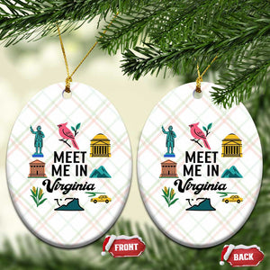 Meet Me in Virginia Ceramic Ornament Travel Souvenir East Coast State Pride TS14 Print Your Wear