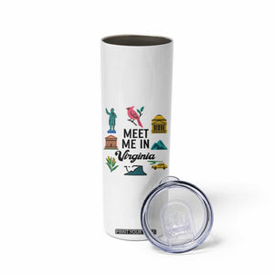 Meet Me in Virginia Skinny Tumbler Travel Souvenir East Coast State Pride TS14 Print Your Wear