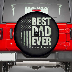 Best Dad Ever Spare Tire Cover Military Camo American Flag Father's Day